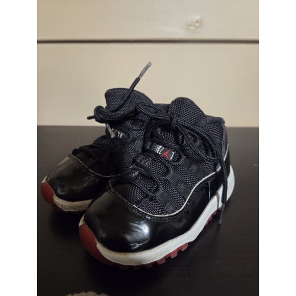 Jordan Other - Nike Air Jordan 11 Retro XI TD 'Bred' Shoes Toddler 378040-061 Size 7C
